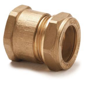 15MM X 1/4" COMPRESSION FEMALE IRON COUPLING