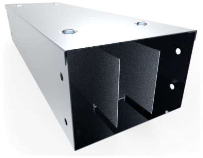 150mm X 50mm Steel Trunking 3 Compartment (3m Length)