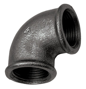 1" BLACK IRON F X F 90 DEGREE ELBOW
