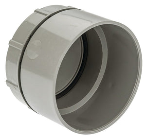 4"/110mm Access Plug Solvent Grey (Spigot Tail) - 35180