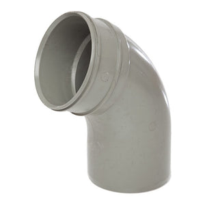 4"/110mm x 112.5° Single Socket Bend Solvent Grey - 35153