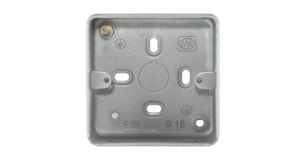 MK METAL CLAD 1 GANG SURFACE BACKBOX K2213ALM – westcoastmep