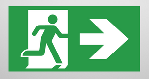 Right Legend for Orlight ORLEXTCW Exit sign