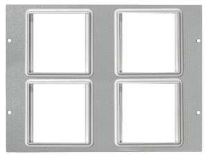 Dual 2 x 50mm Euro Module Plate - ST0279/2