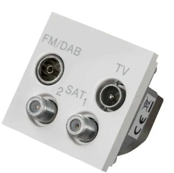 MK Logic TV/FM/DAB/Satellite Module White K5854DABWHI