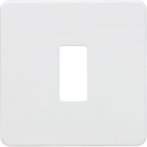 GDSF001MW Screwless 1G grid faceplate - matt white