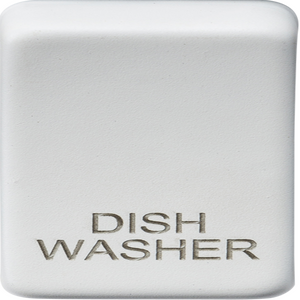 GDDISHMW Switch cover "marked DISHWASHER" - matt white