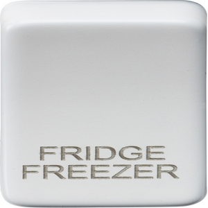 GDFRIDMW Switch cover "marked FRIDGE/FREEZER" - matt white