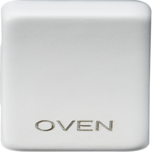 GDOVENMW Switch cover "marked OVEN" - matt white