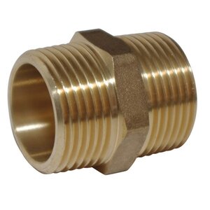 3/4" Brass Hex Nipple