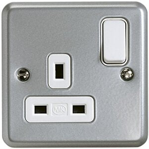 MK MCL K2977ALM 1G SWI SOCKET D/EARTH