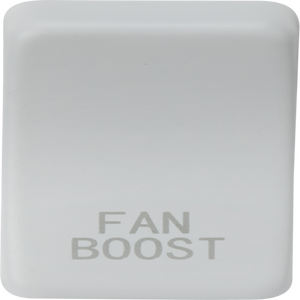 GDBOOSTMW Switch cover marked "FAN BOOST" - Matt White