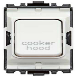 K4896CHWHI Grid Switch 1 Way Double Pole Cooker Hood 20A White