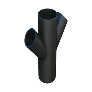 TERRAIN FUZE HDPE DOUBLE BRANCH 135deg 110mm 906.110.135B