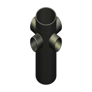 TERRAIN HDPE FUZE 4 WAY BRANCH 110mm x 56mm 920.110.56B
