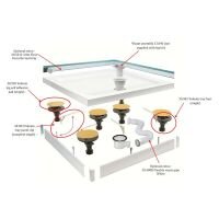 KARTELL RISER KIT - 1200 X 760MM TRAY
