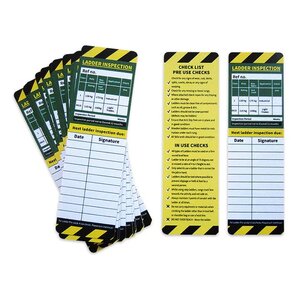 LADDER INSPECTION  INSERTS - PACK OF 10