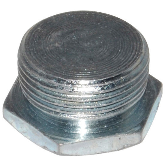 20mm Galvanized Blank Hex Plug