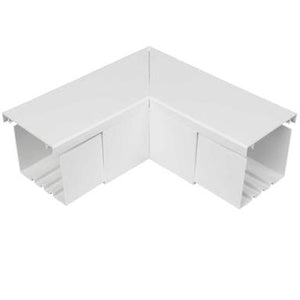 100x100 PVC Trunking Face Bend 90