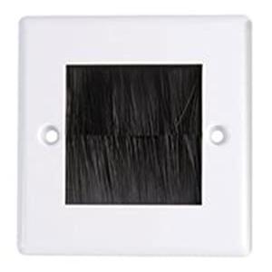 Single Brushed outlet plates