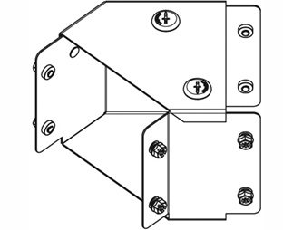 45 Deg Top Lid Bend 225x225mm