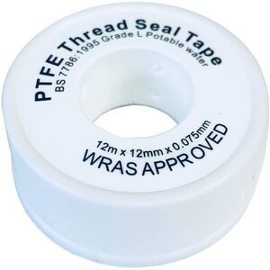 PTFE Threadseal Tape 12MM X 12M