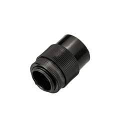 20mm Male Adaptor with Lockring Black