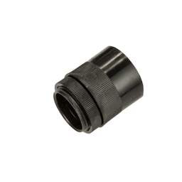 25mm Male Adaptor with Lockring Black