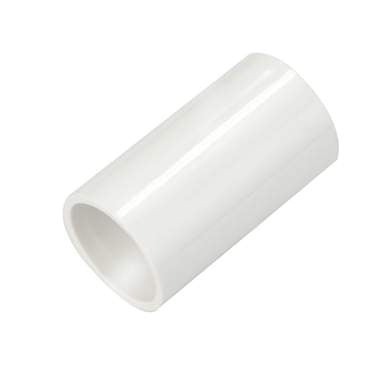 20mm PVC Conduit Straight Coupler White