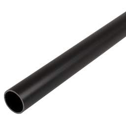 25mm PVC Round Conduit Light Gauge Black (3m Length)