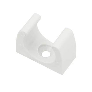 20mm PVC Round Conduit Clip White