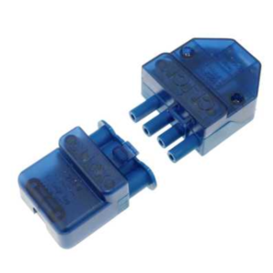 Blue 15A 4-pin Inline Connector