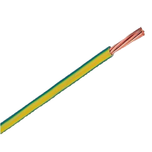 L.S.F Green/Yellow Single 10mm (per 100m)