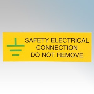 IND SIGNS IS0610SA SFTY ELEC CONN LABEL - PACK OF 10