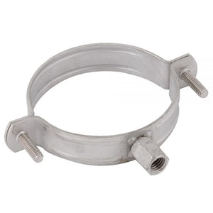 Unlined Pipe Clip (M8/M10) 104-112mm/3" (for 28mm Phenolic Bloc)