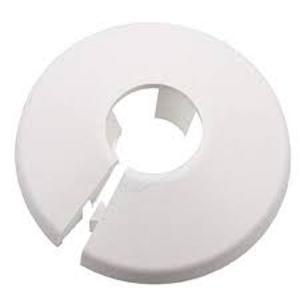 White Pipe Collars 15mm (pack 10)