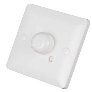 MK Base 100W 1 Gang 1 Way LED Dimmer Switch White