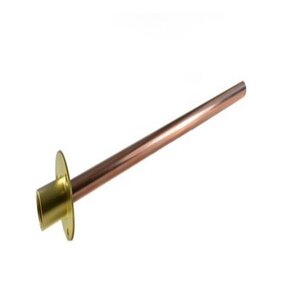1/2" WALL PLATE WITH 15MM COPPER TAIL - 350MM