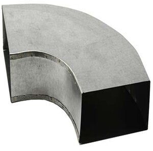 90 Degree  Horizontal Metal Bend - 250 x 150mm