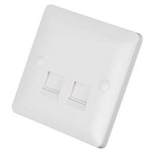 MK Base 1 Gang Twin RJ45 CAT6 Data Socket – westcoastmep