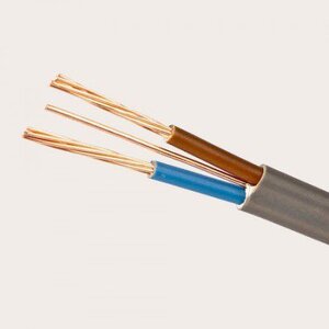 CABLE 6242YH 6.0MM T&E FLAT GRY 50M B - (PER M)