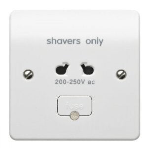 MK K700WHI SHAVER SOCKET 230V