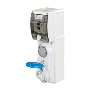 LEWDEN PMRCD32/301SITT SOCKET+RCD 2P+E