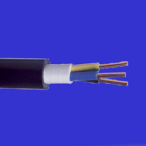 CABLE NYY−J 3CORE 1.5MM BLK - PER M