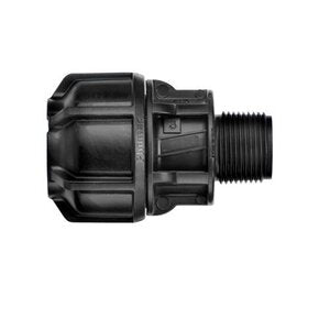 32MM MDPE X 11/2" BSP MALE IRON COUPLING
