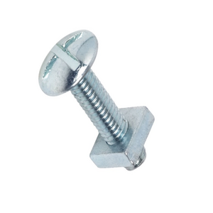 BZP ROOFING BOLTS & NUTS M6 X 20 (PACK OF 200)