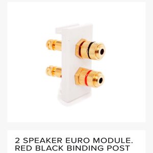 PRO SIGNAL AV−MOD2RCA 2 SPEAKER MODULE