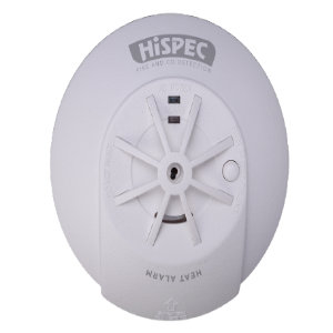 HiSPEC Interconnectable Fast Fix Mains Heat Detector 10YR Lithium